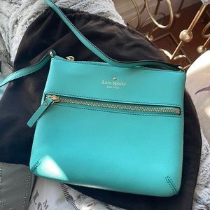 Kate Spade Tiffany Blue crossbody - excellent condition worn once